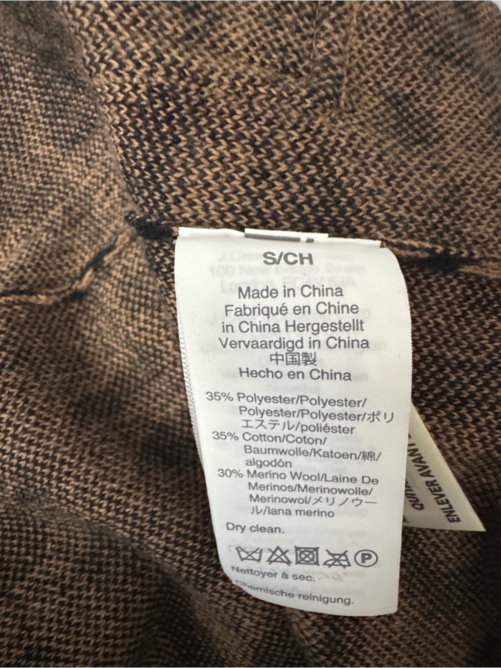 J. Crew Sophie Leopard-Print Open Front Cardigan Blazer - Tan & Black - Picture 4 of 4